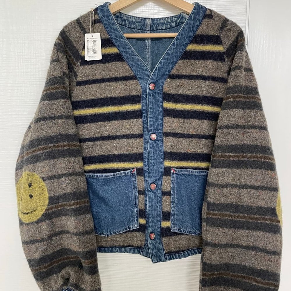 KAPITAL 11.5oz Denim RAINBOWY Lining Railroad Jacket